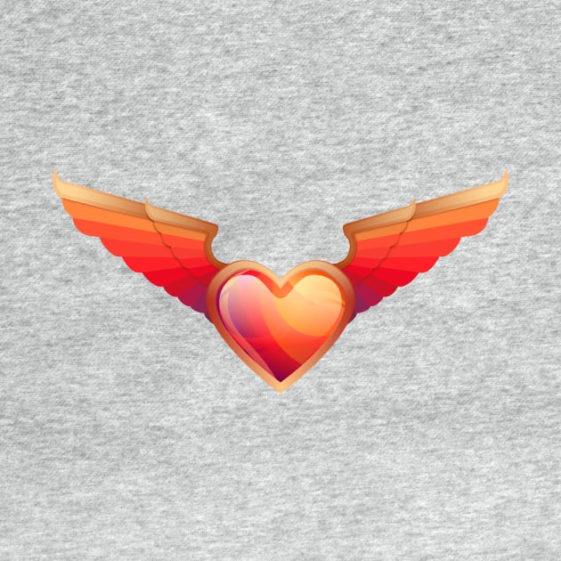 Winged Heart by richardsimpsonart